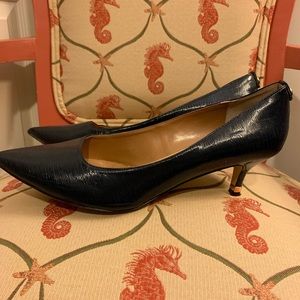 J. Renee navy blue heel 12 Wide